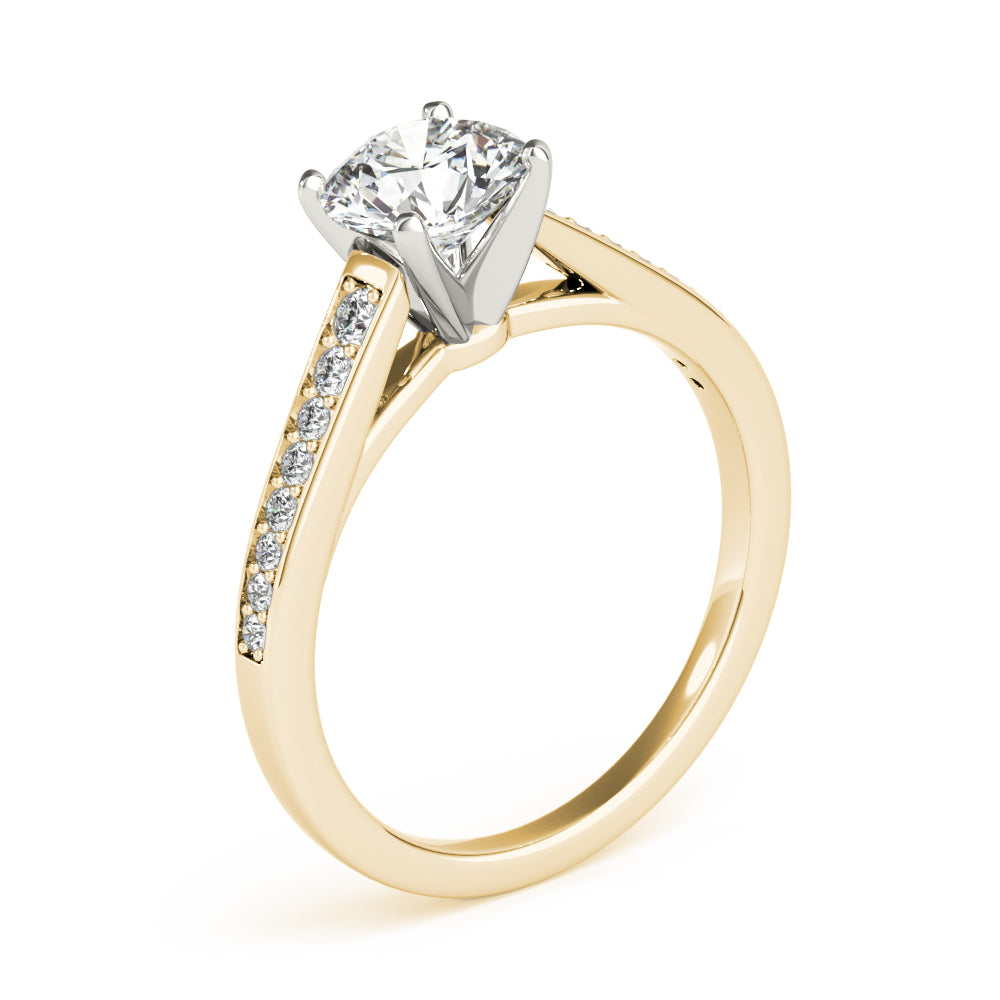 Cathedral Diamond Ring · 0.18 ct tw