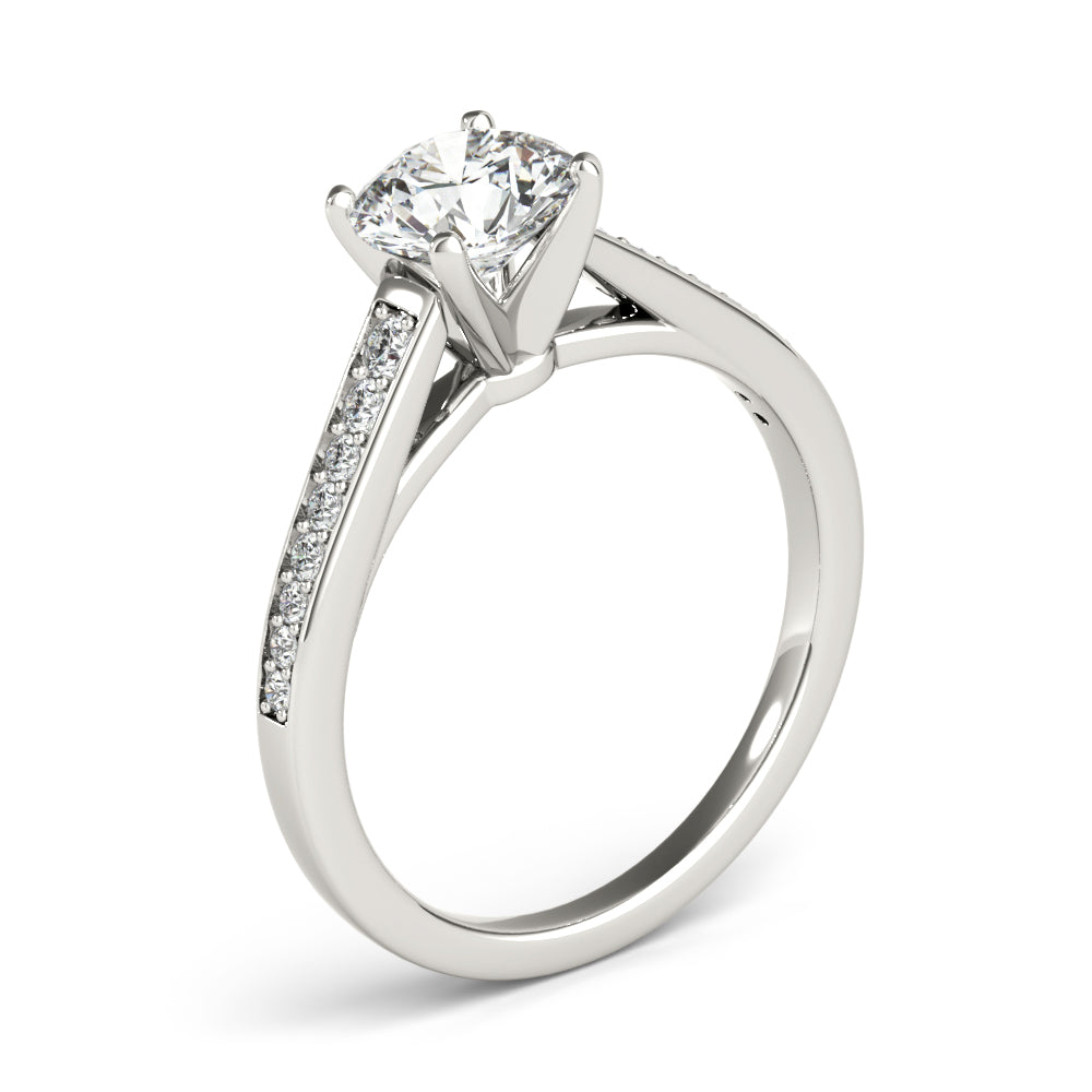 Cathedral Diamond Ring · 0.18 ct tw