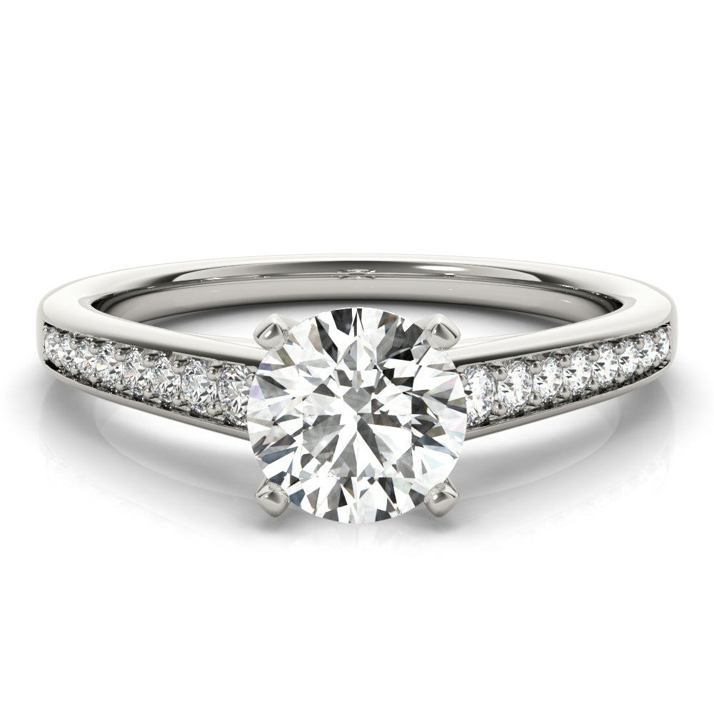 Cathedral Diamond Ring · 0.18 ct tw