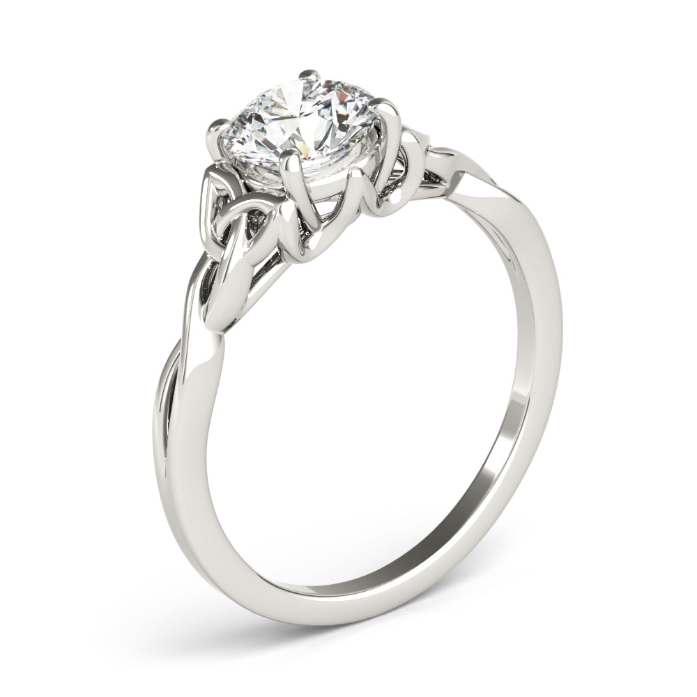 Round Gemstone Solitaire Engagement Ring · 1.25 ct tw