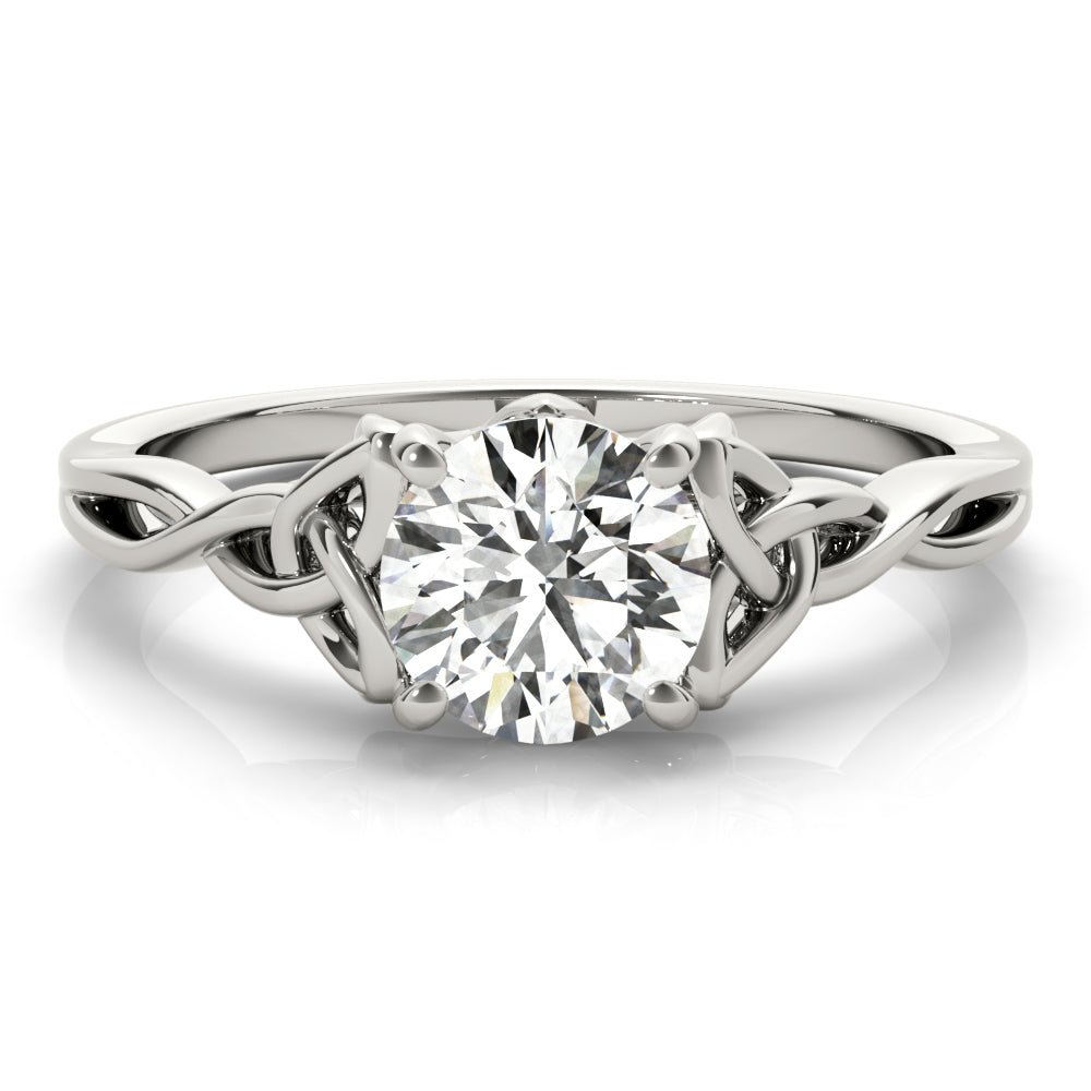 Round Gemstone Solitaire Engagement Ring · 1.25 ct tw