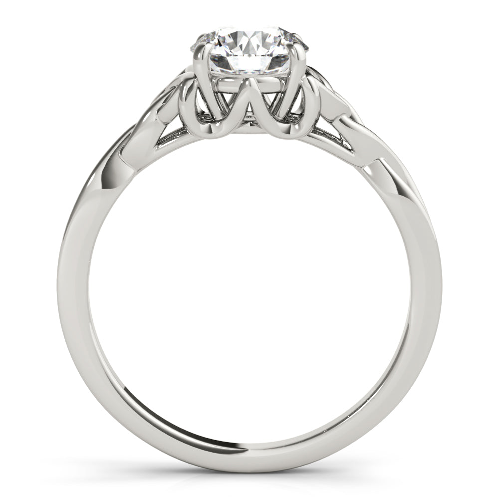 Round Gemstone Solitaire Engagement Ring · 0.80 ct tw
