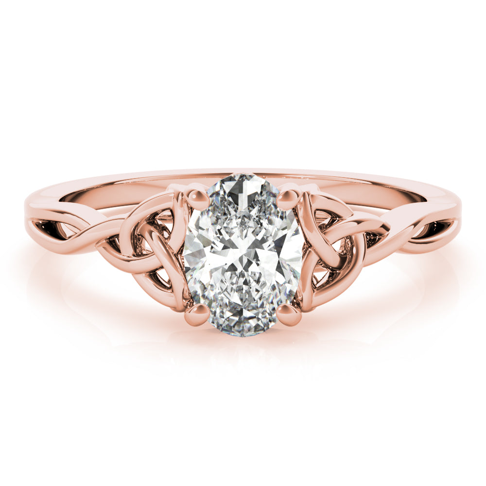 Oval Gemstone Solitaire Engagement Ring · 0.95 ct tw