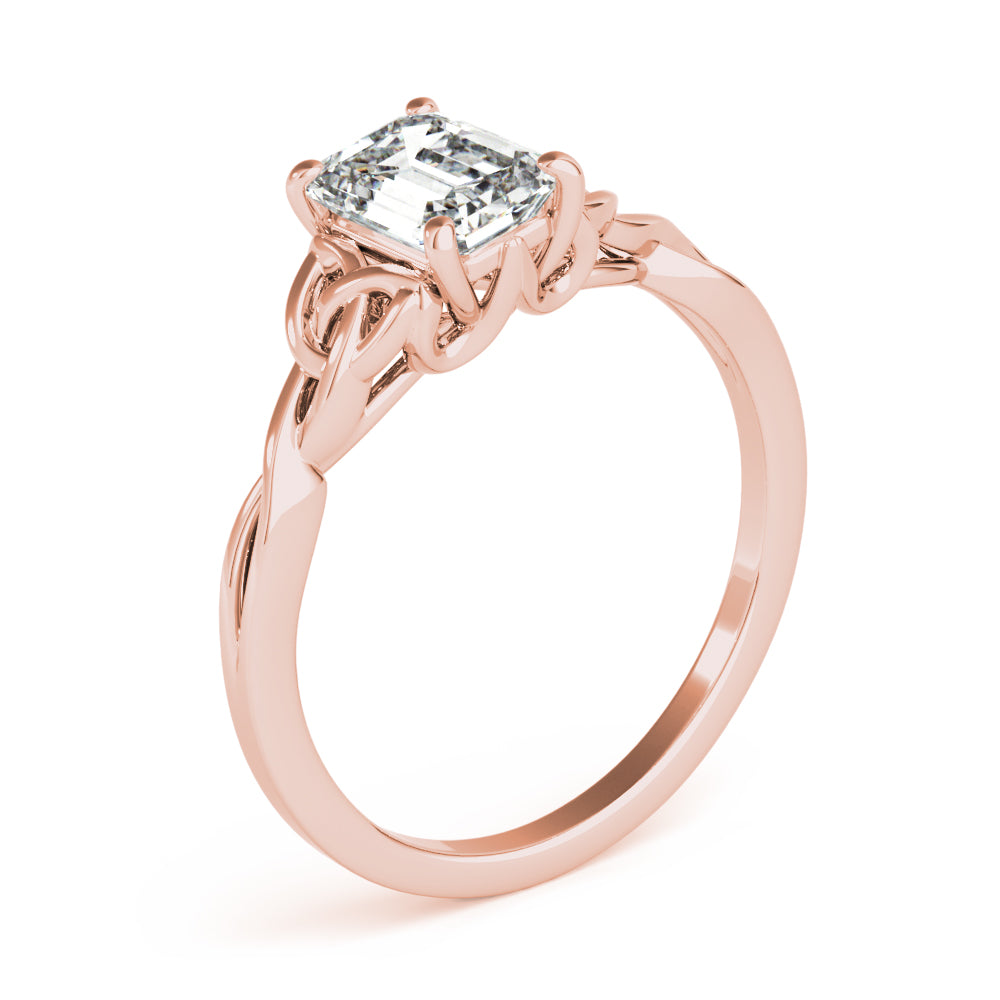 Emerald Cut Gemstone Solitaire Engagement Ring · 2.00 ct tw