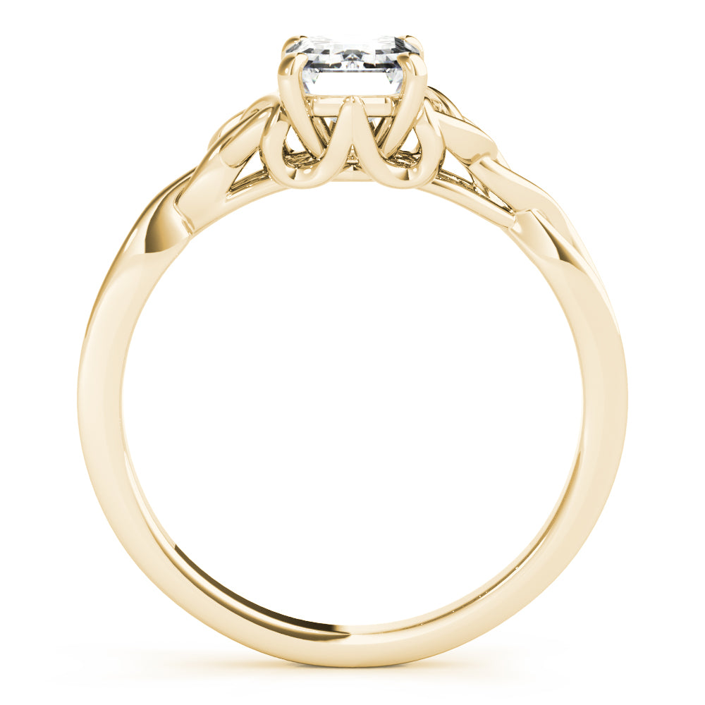 Emerald Cut Gemstone Solitaire Engagement Ring · 1.00 ct tw