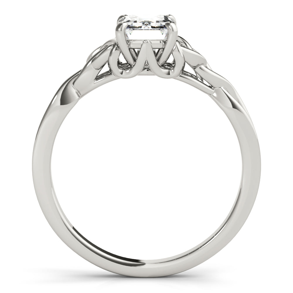 Emerald Cut Gemstone Solitaire Engagement Ring · 1.50 ct tw