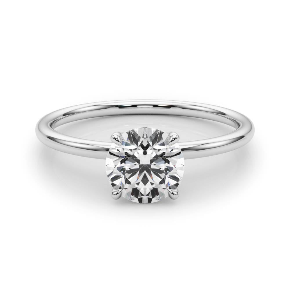 Round Diamond Solitaire Engagement Ring · 0.50 ct tw
