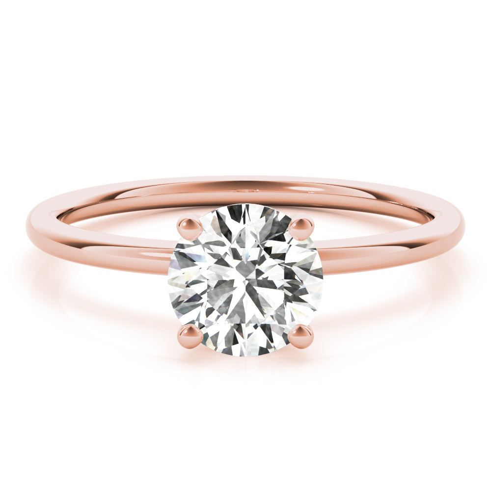 Round Diamond Solitaire Engagement Ring · 0.50 ct tw