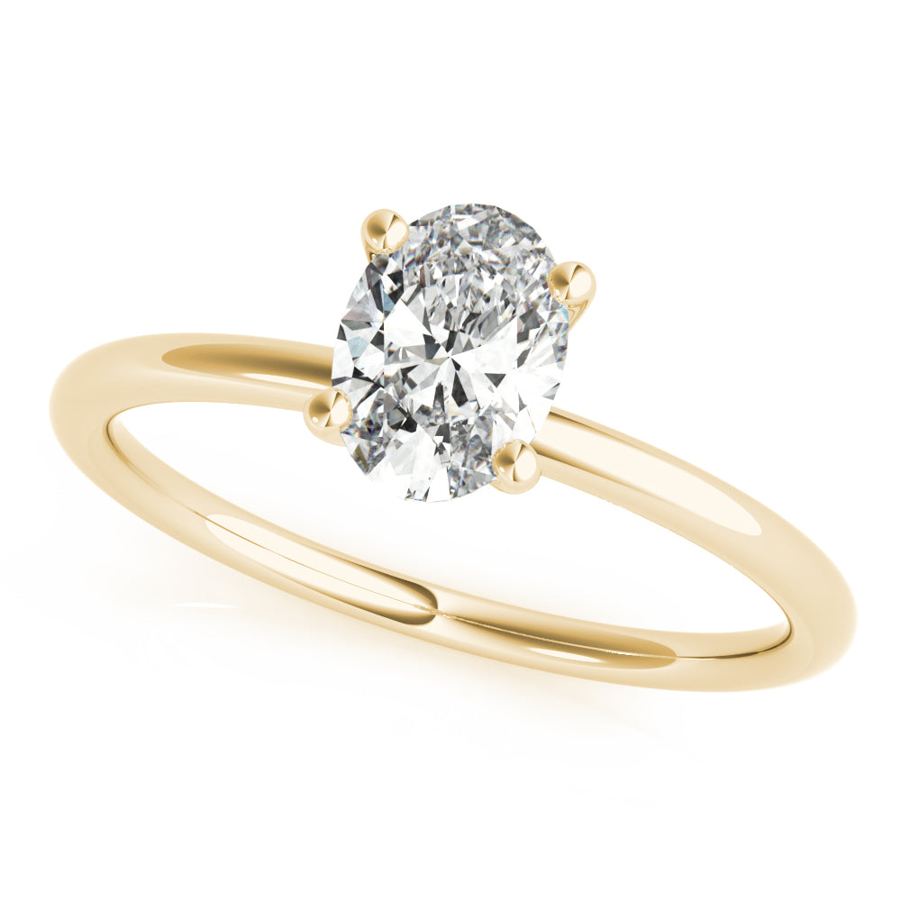 Oval Diamond Solitaire Engagement Ring · 1.00 ct tw