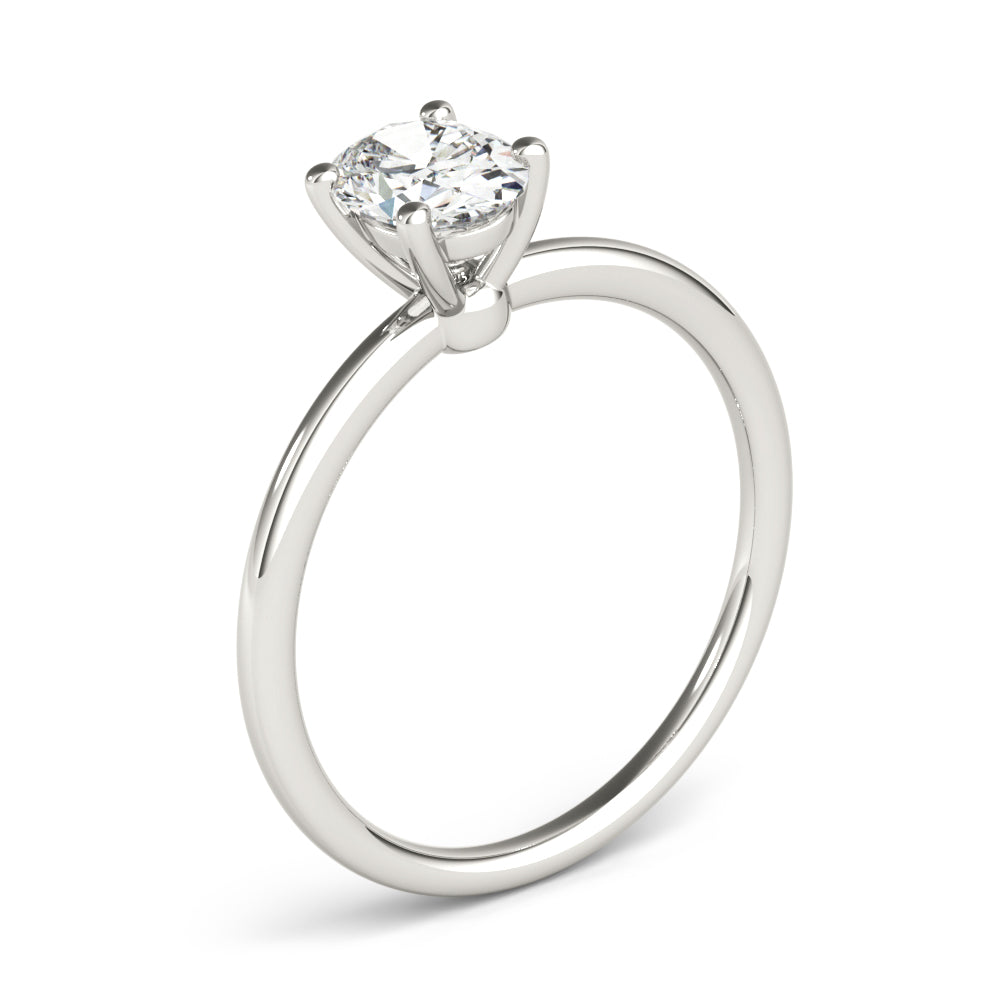 Oval Diamond Solitaire Engagement Ring · 0.25 ct tw