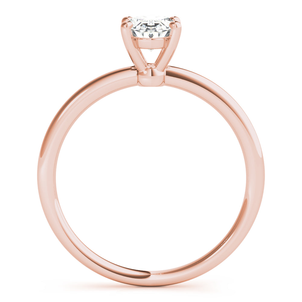 Oval Diamond Solitaire Engagement Ring · 0.25 ct tw