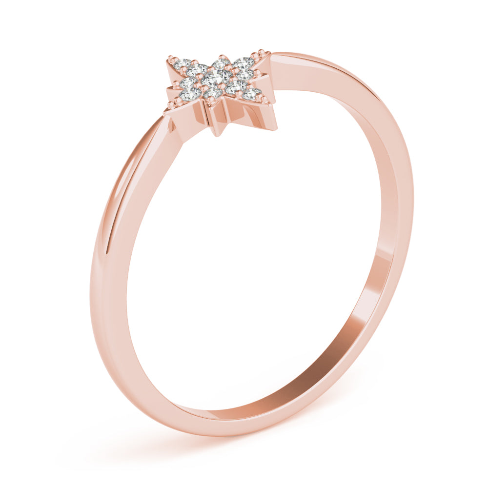 Round Diamond Fashion Ring · 0.06 ct tw