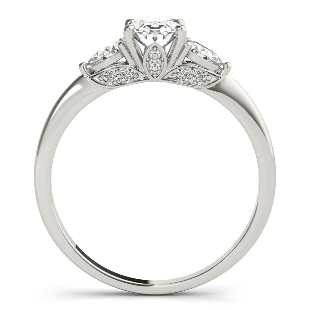 Oval Pear Shape Diamond Engagement Ring · 2.29 ct tw