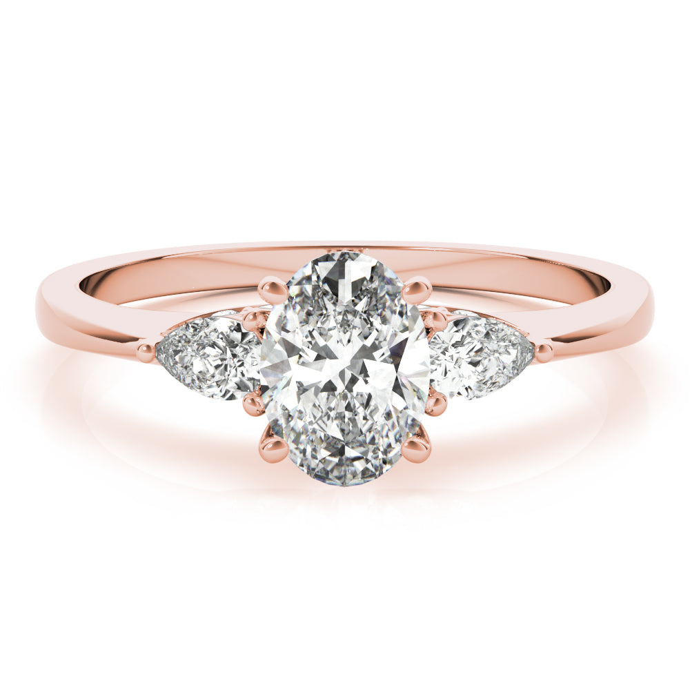 Oval Pear Shape Diamond Engagement Ring · 2.29 ct tw