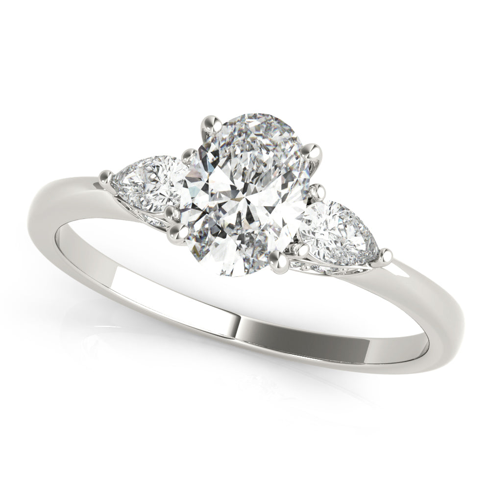 Oval Pear Shape Diamond Engagement Ring · 2.29 ct tw