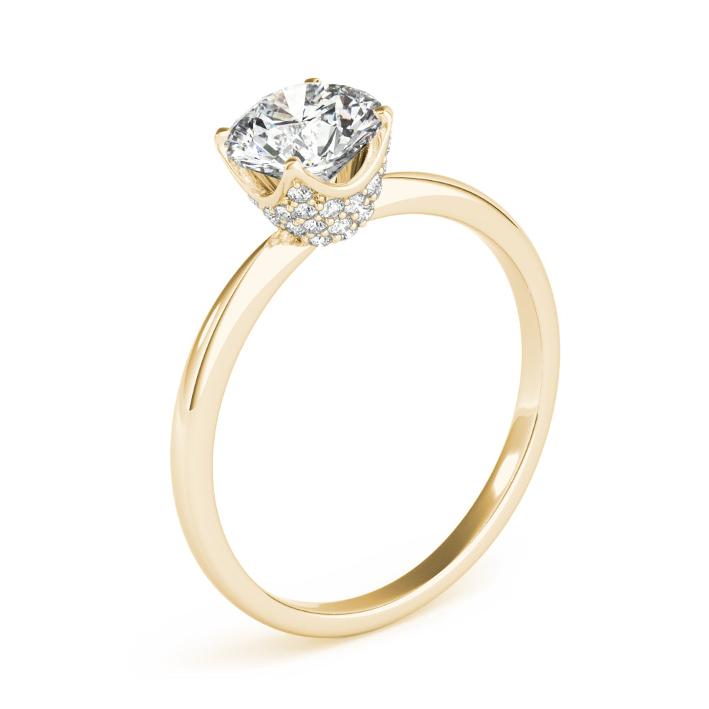 Round Center Diamond Engagement Ring · 1.23 ct tw