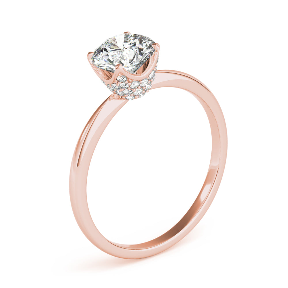 Round Center Diamond Engagement Ring · 1.23 ct tw