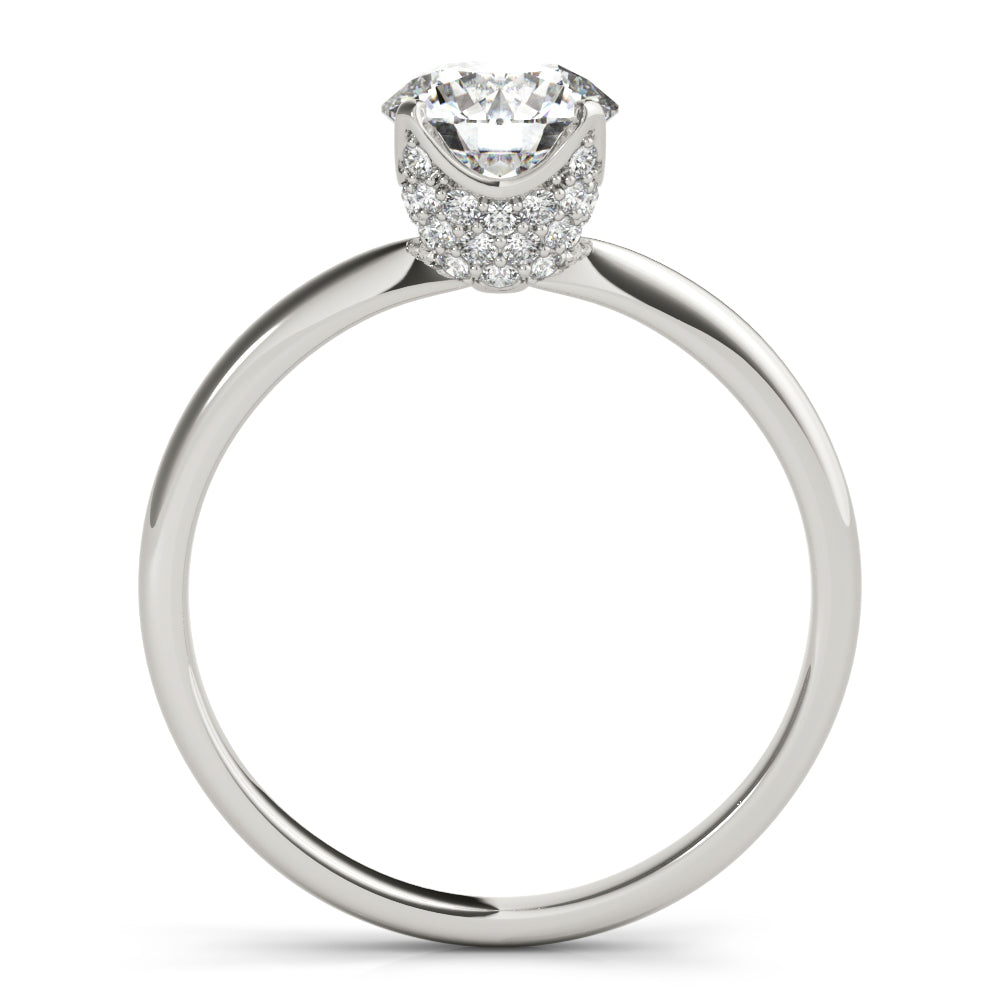 Round Center Diamond Engagement Ring · 1.23 ct tw