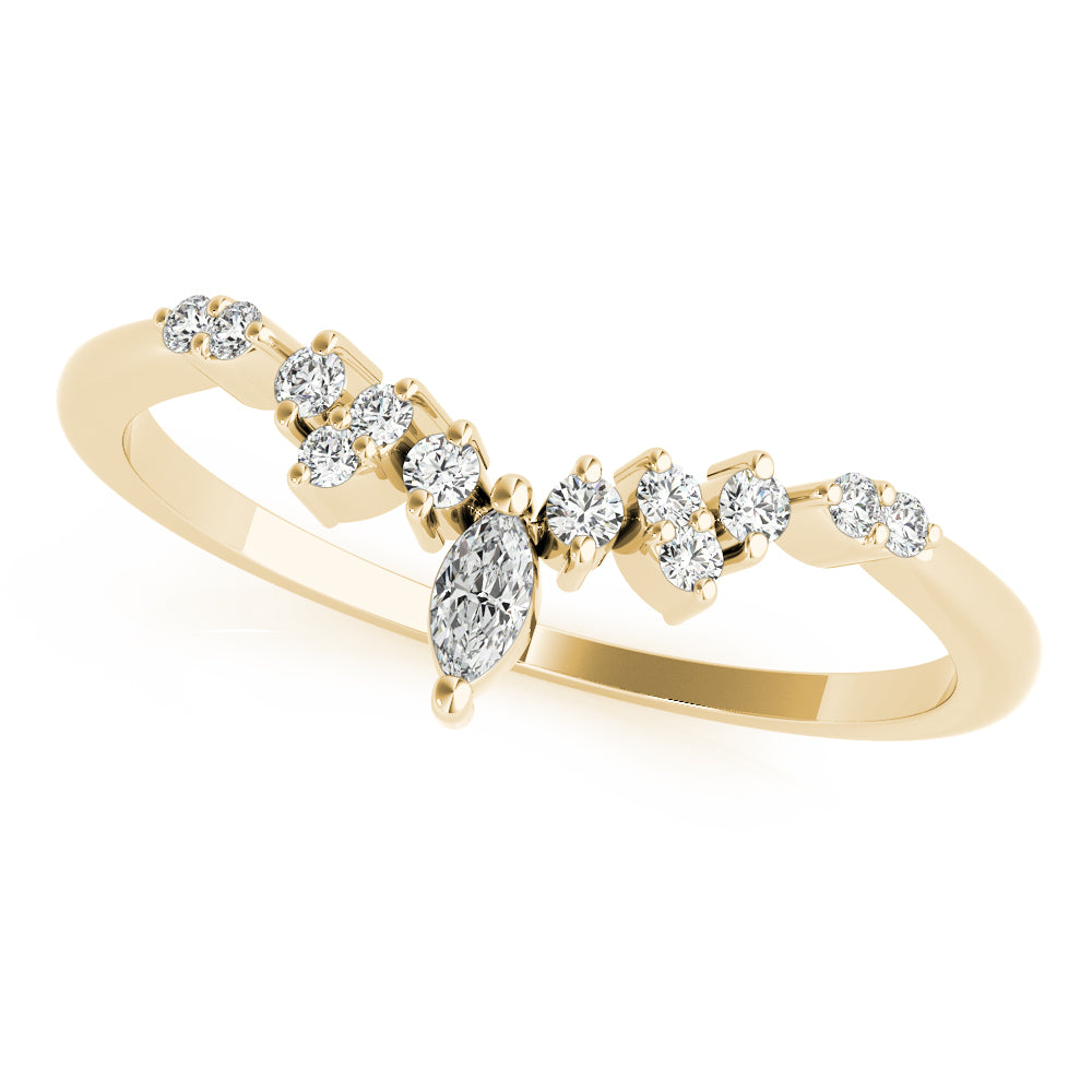 Marquise Diamond Fashion Ring · 0.19 ct tw