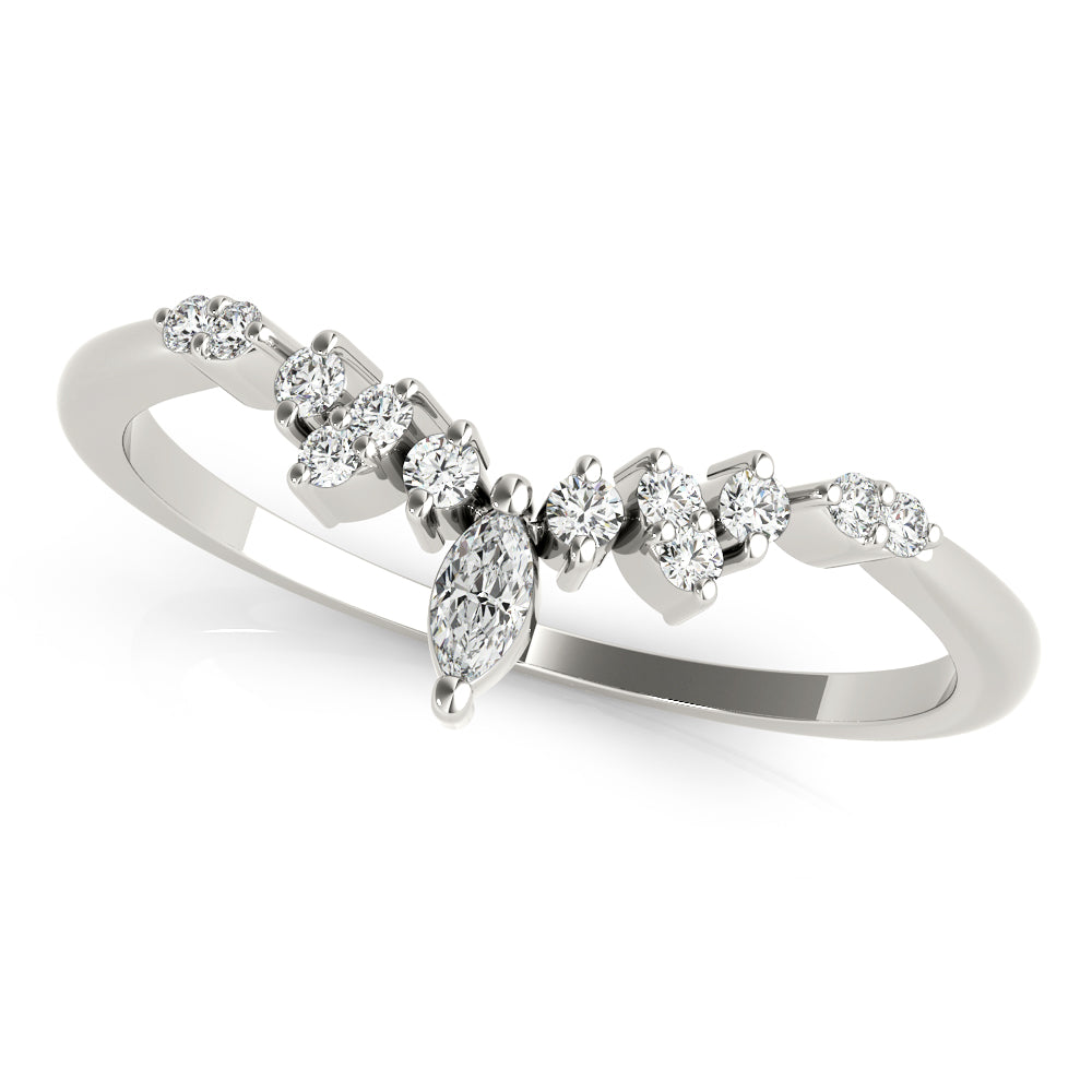 Marquise Diamond Fashion Ring · 0.19 ct tw