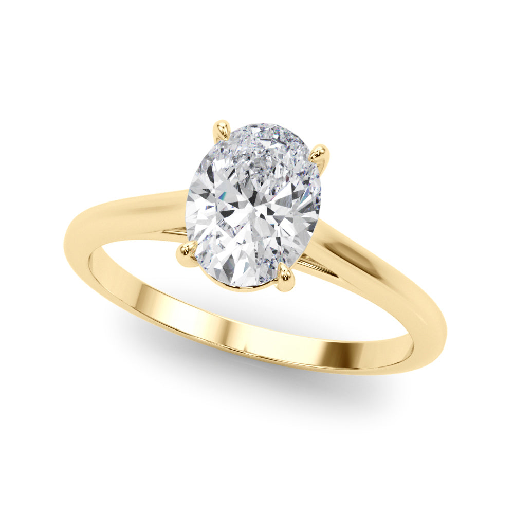 Oval Diamond Solitaire Engagement Ring · 0.95 ct tw