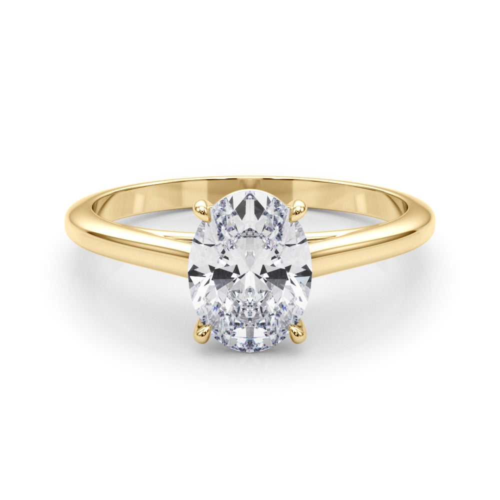 Oval Solitaire Engagement Ring