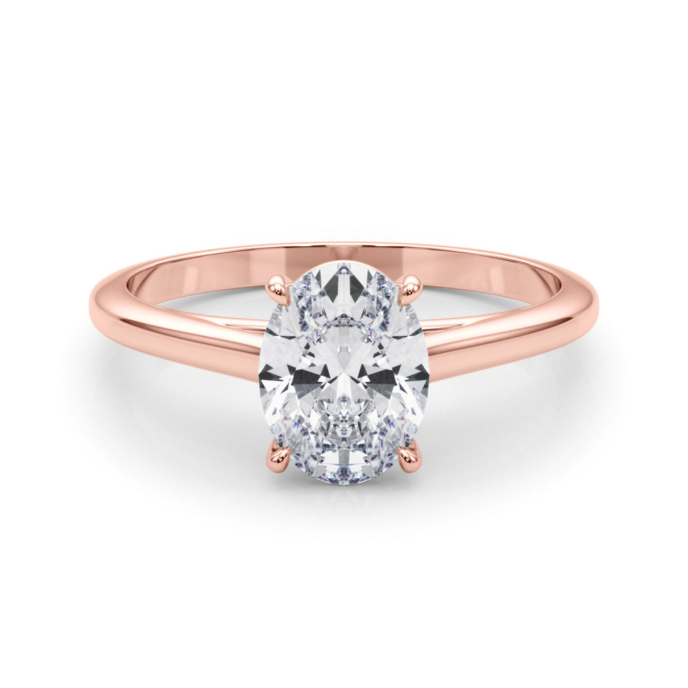 Oval Diamond Solitaire Engagement Ring · 2.00 ct tw