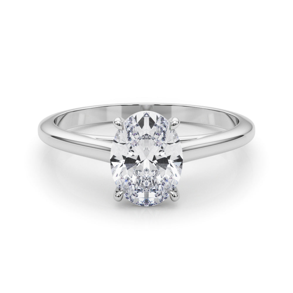 Oval Solitaire Engagement Ring