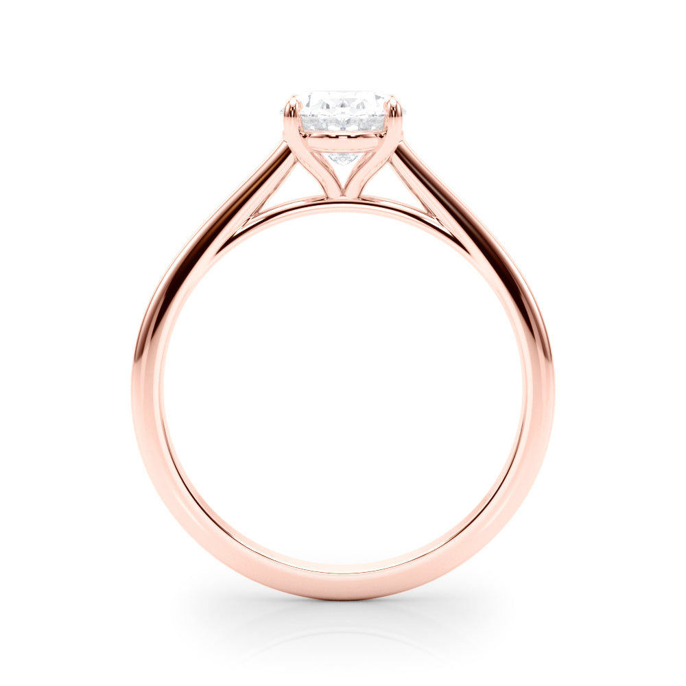 Oval Diamond Solitaire Engagement Ring · 0.38 ct tw