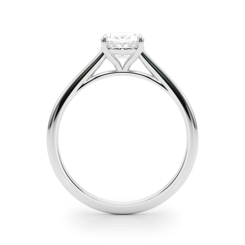 Oval Diamond Solitaire Engagement Ring · 0.38 ct tw