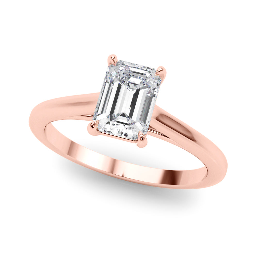 Emerald Cut Diamond Solitaire Engagement Ring · 2.00 ct tw
