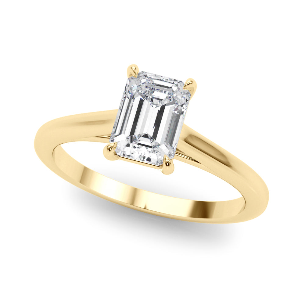 Emerald Cut Diamond Solitaire Engagement Ring · 1.00 ct tw