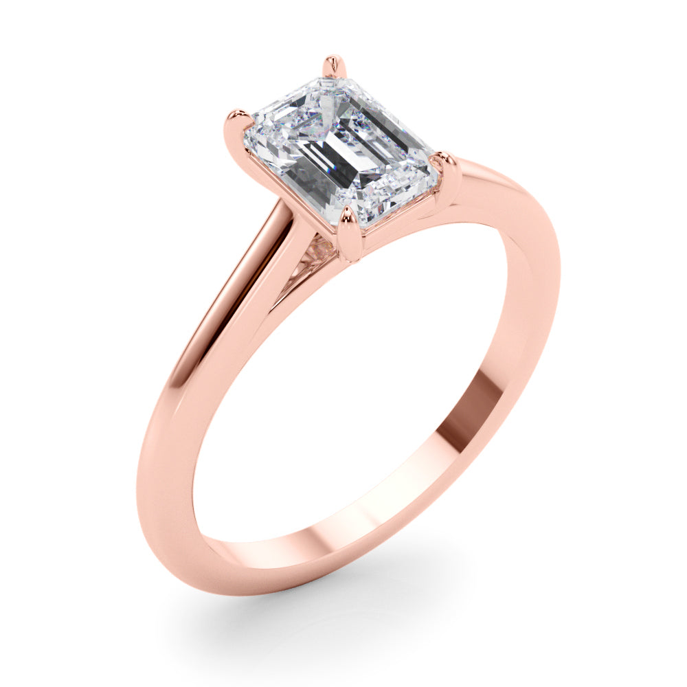 Emerald Cut Diamond Solitaire Engagement Ring · 2.00 ct tw