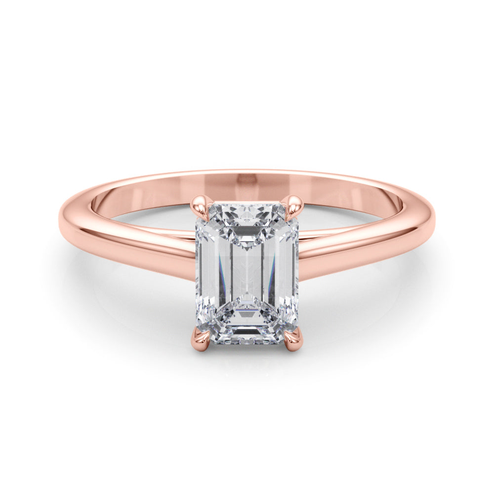 Emerald Cut Diamond Solitaire Engagement Ring · 2.00 ct tw