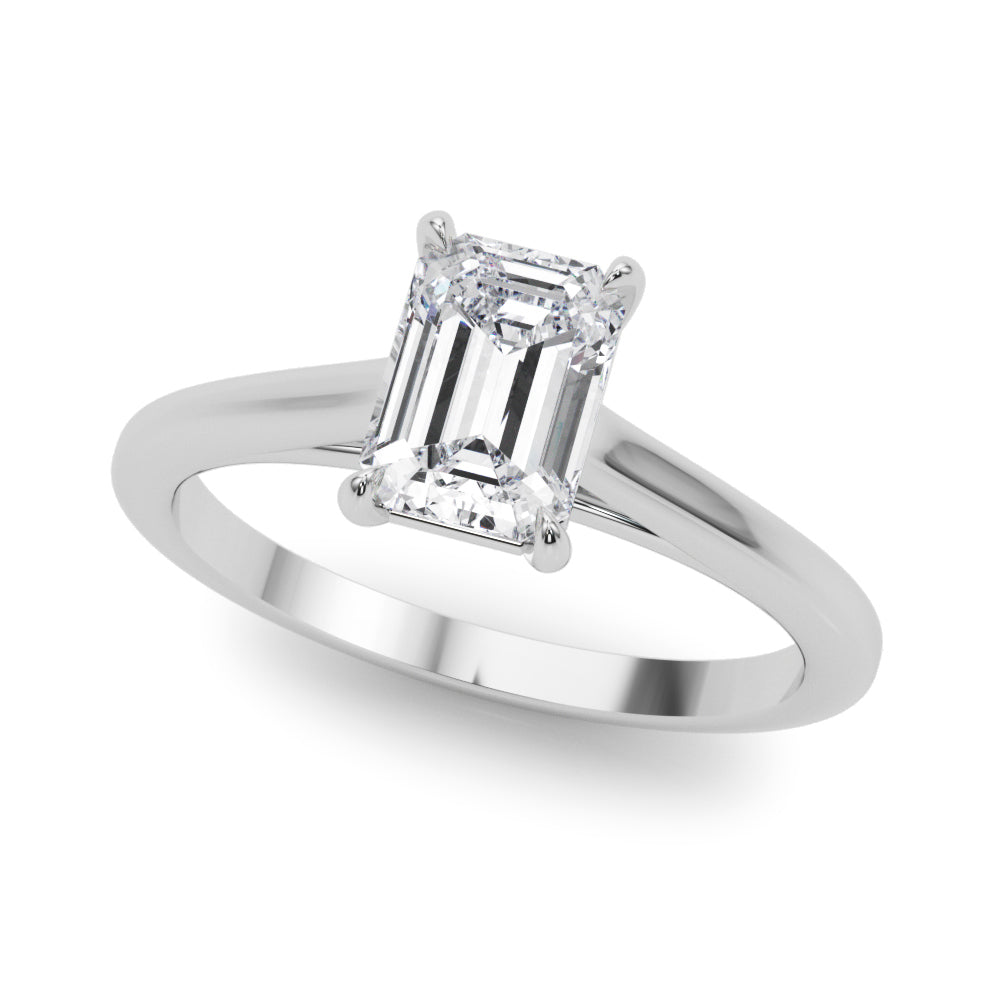 Emerald Cut Diamond Solitaire Engagement Ring · 2.00 ct tw