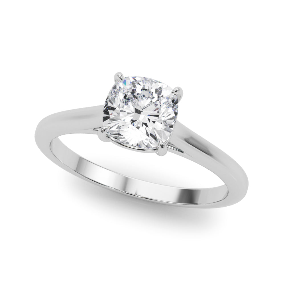 Cushion Diamond Solitaire Engagement Ring · 0.70 ct tw