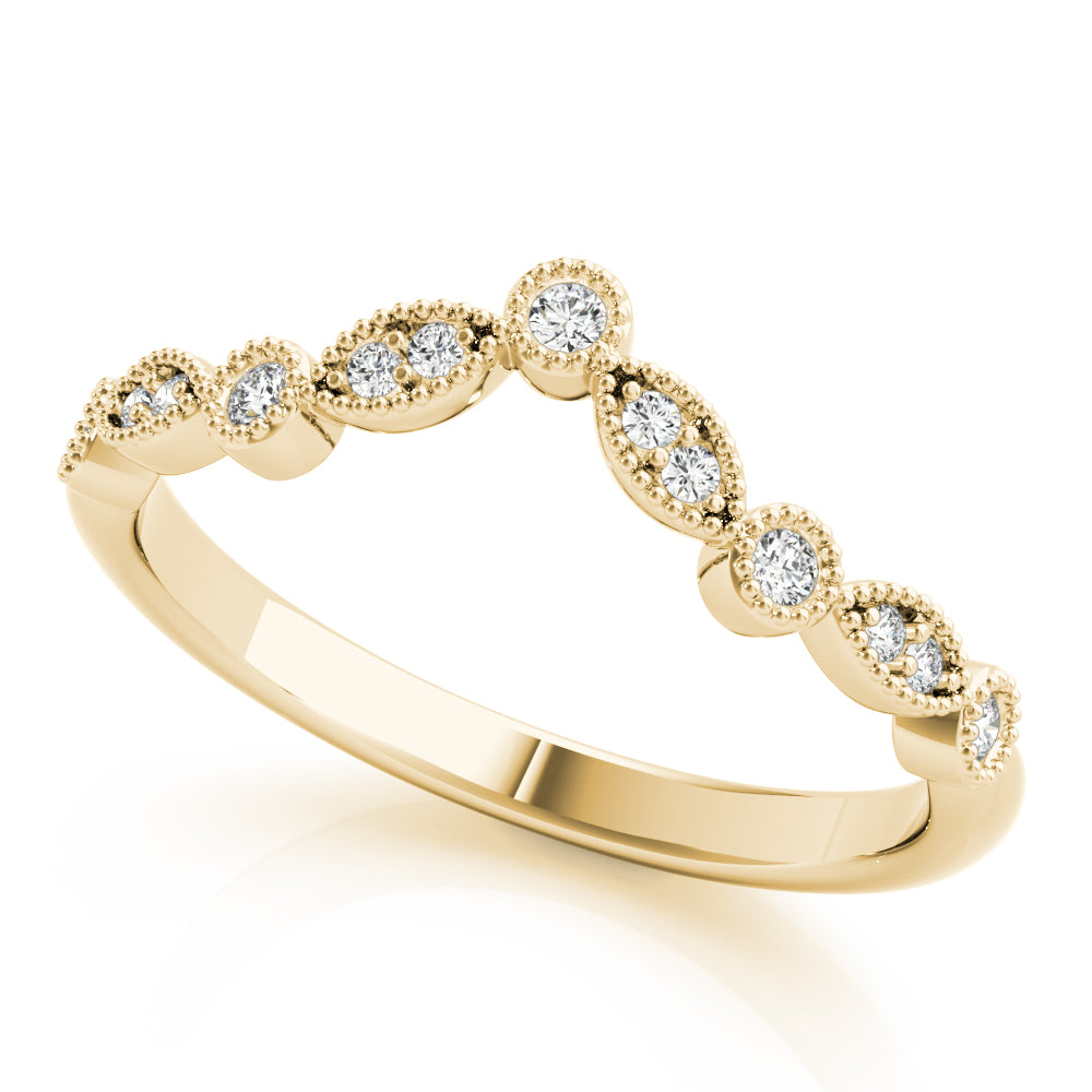 Chevron Diamond Band · 0.12 ct tw