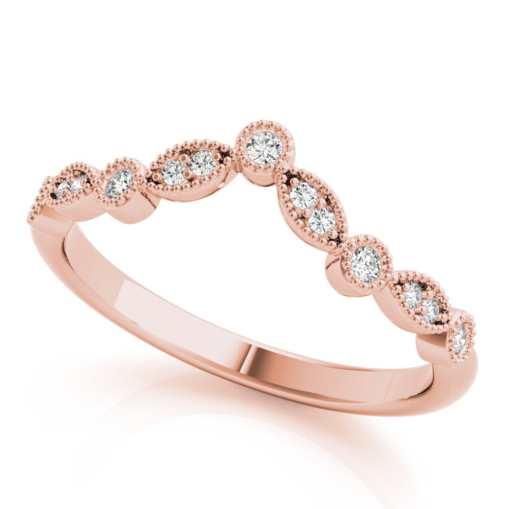 Chevron Diamond Band · 0.12 ct tw