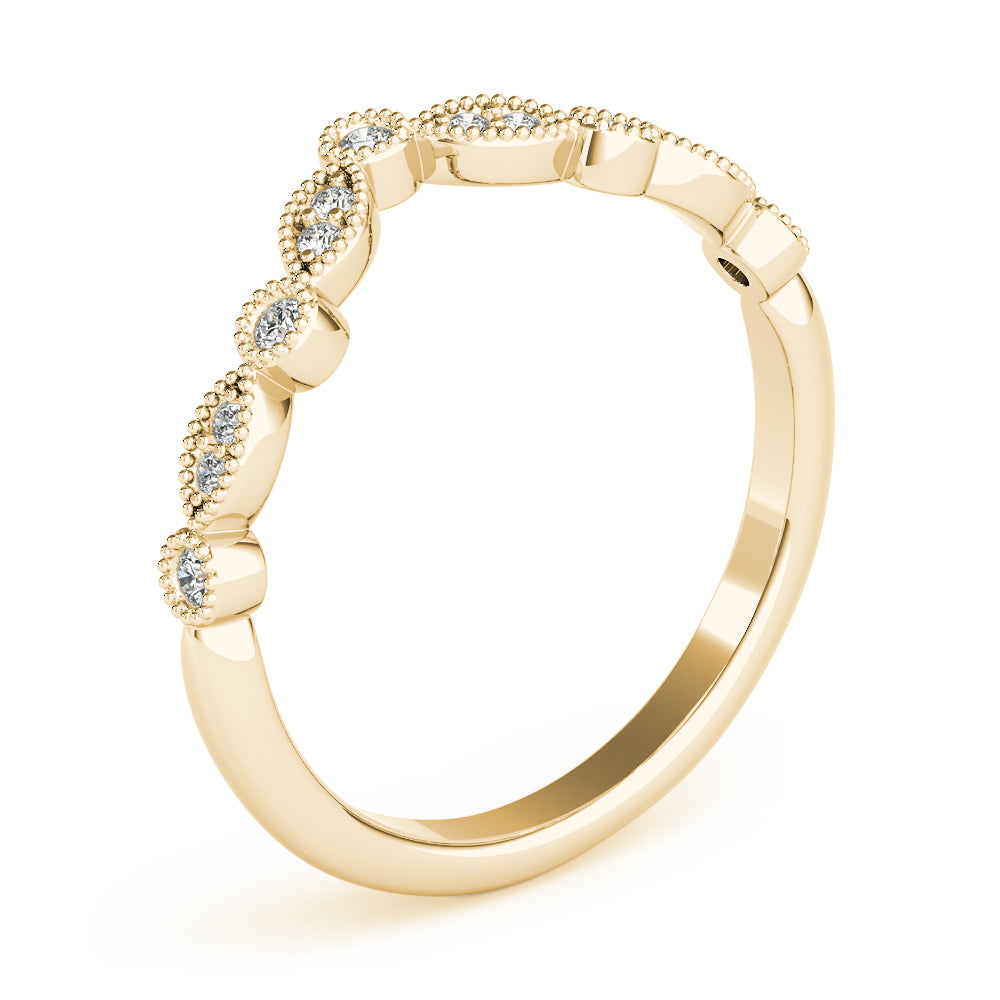 Chevron Diamond Band · 0.12 ct tw