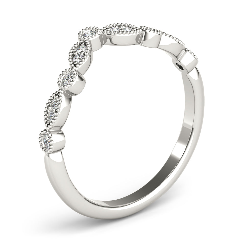 Chevron Diamond Band · 0.12 ct tw