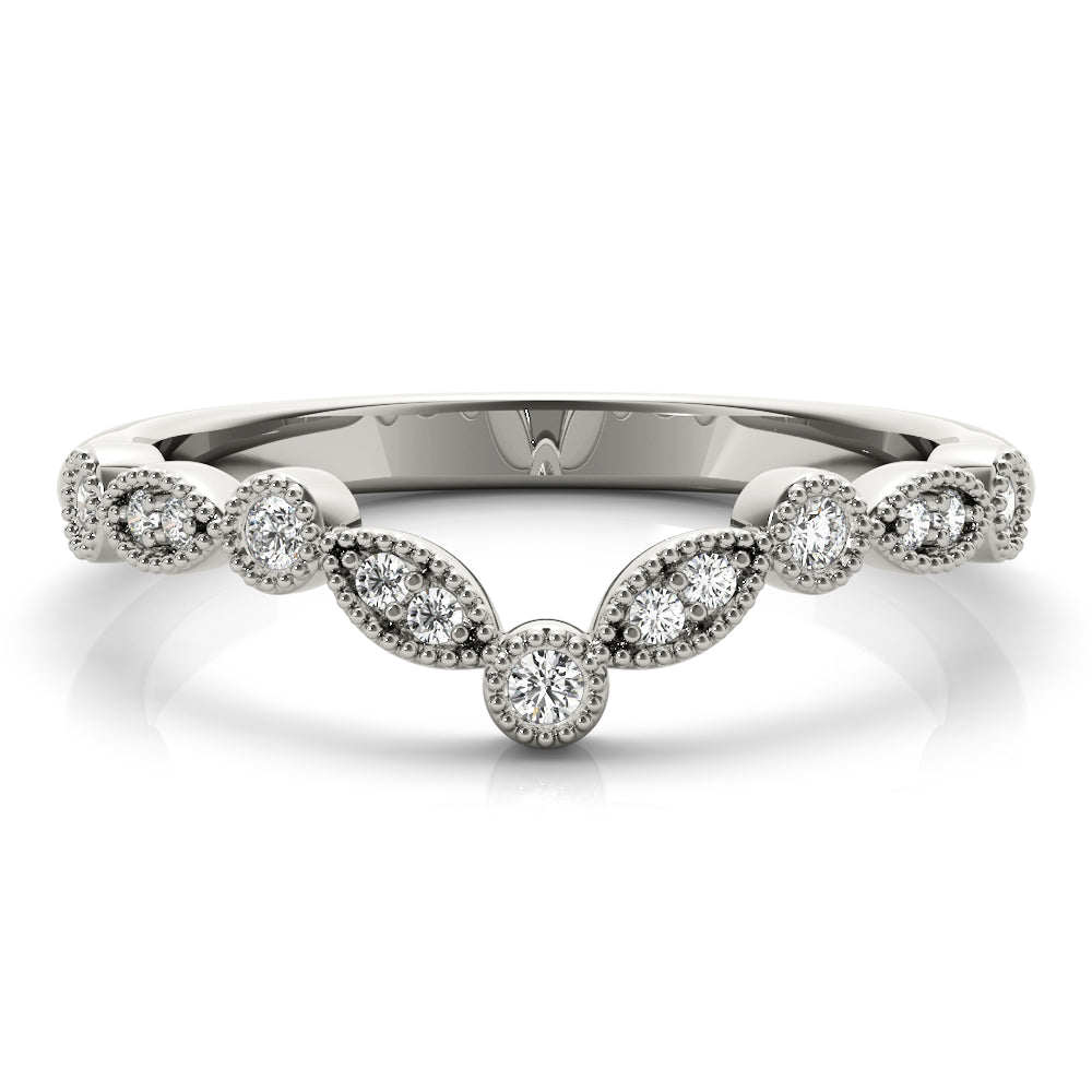 Chevron Diamond Band · 0.12 ct tw