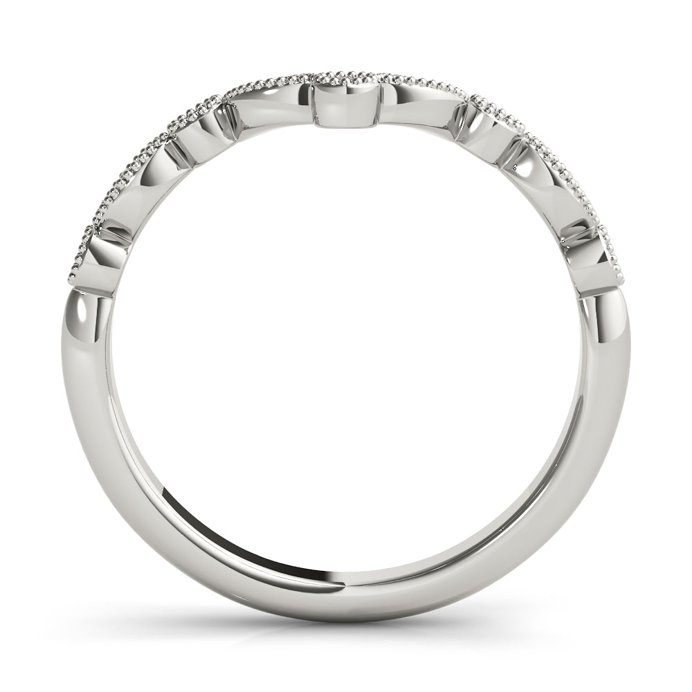 Chevron Diamond Band · 0.12 ct tw