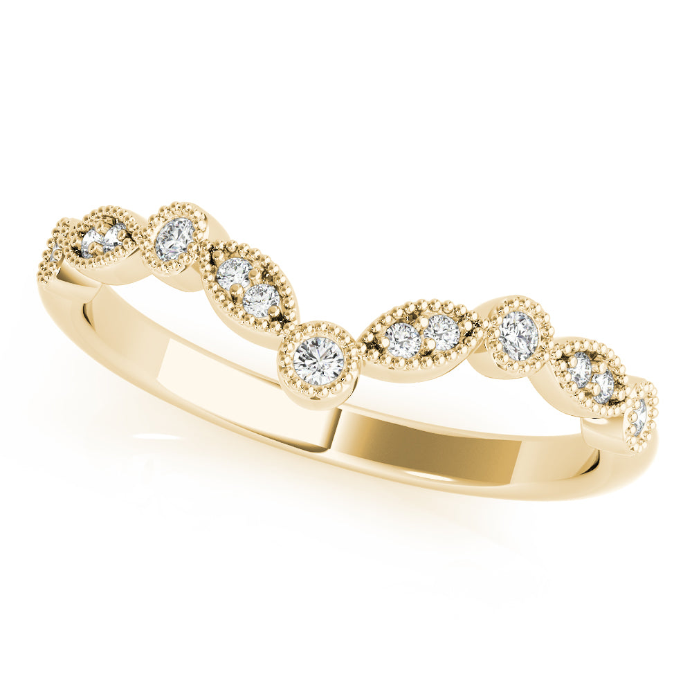 Chevron Diamond Band · 0.12 ct tw