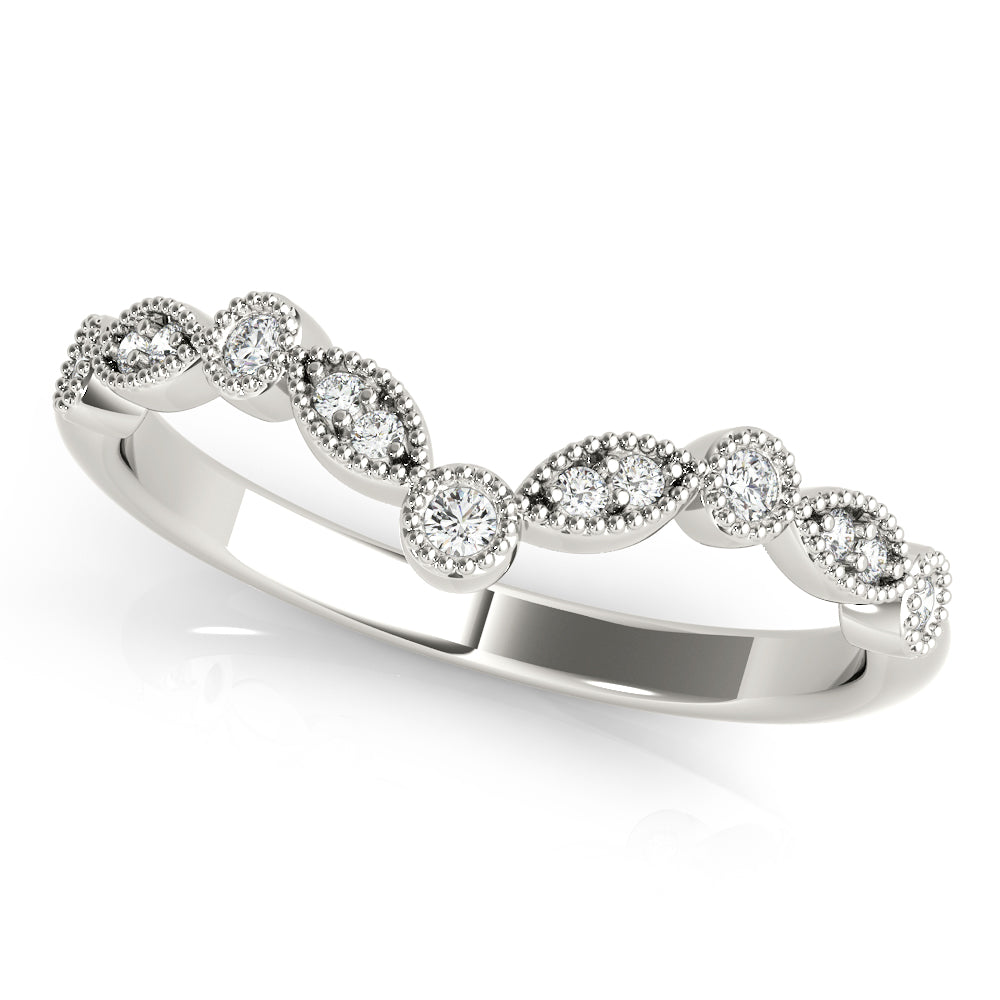 Chevron Diamond Band · 0.12 ct tw