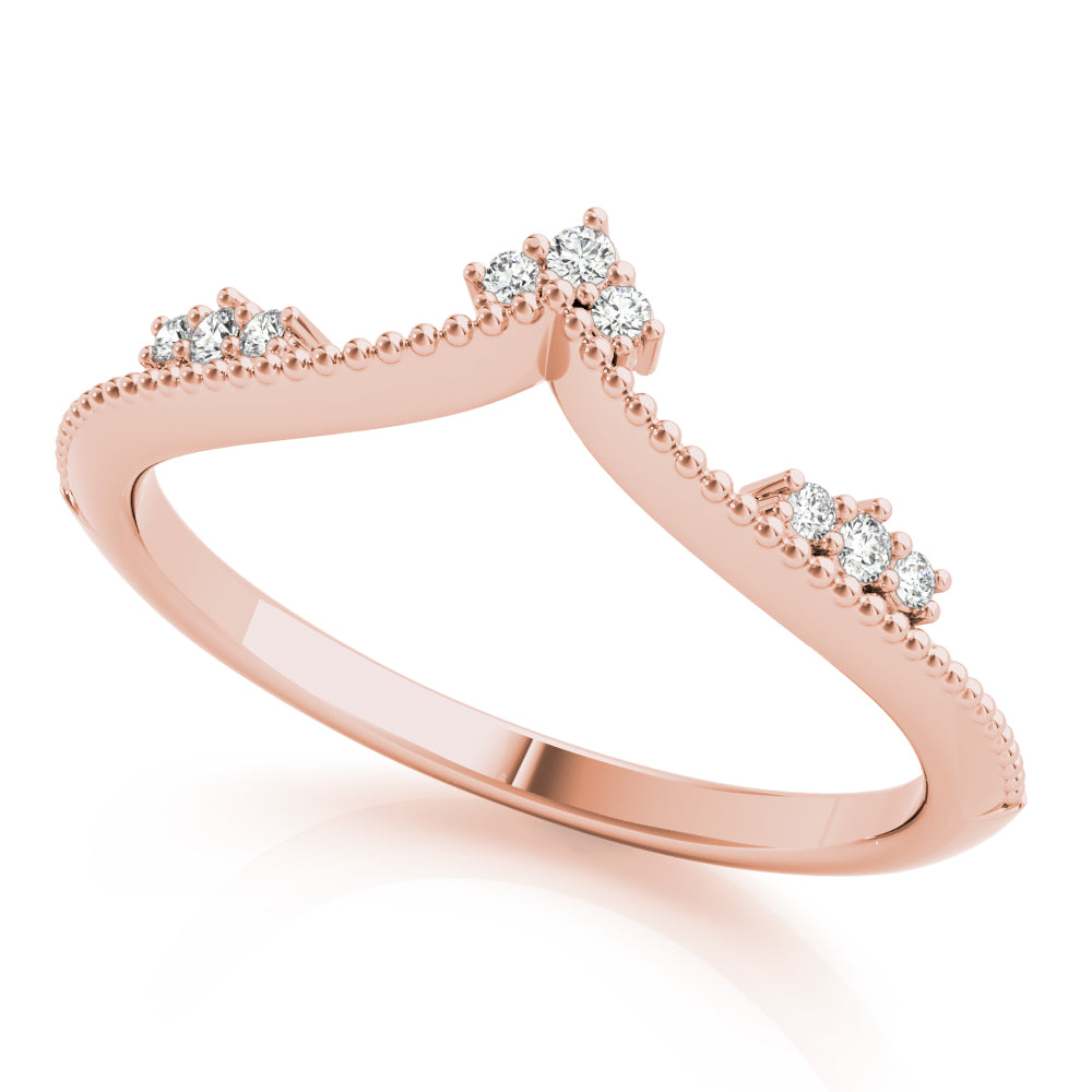 Chevron Diamond Band · 0.07 ct tw