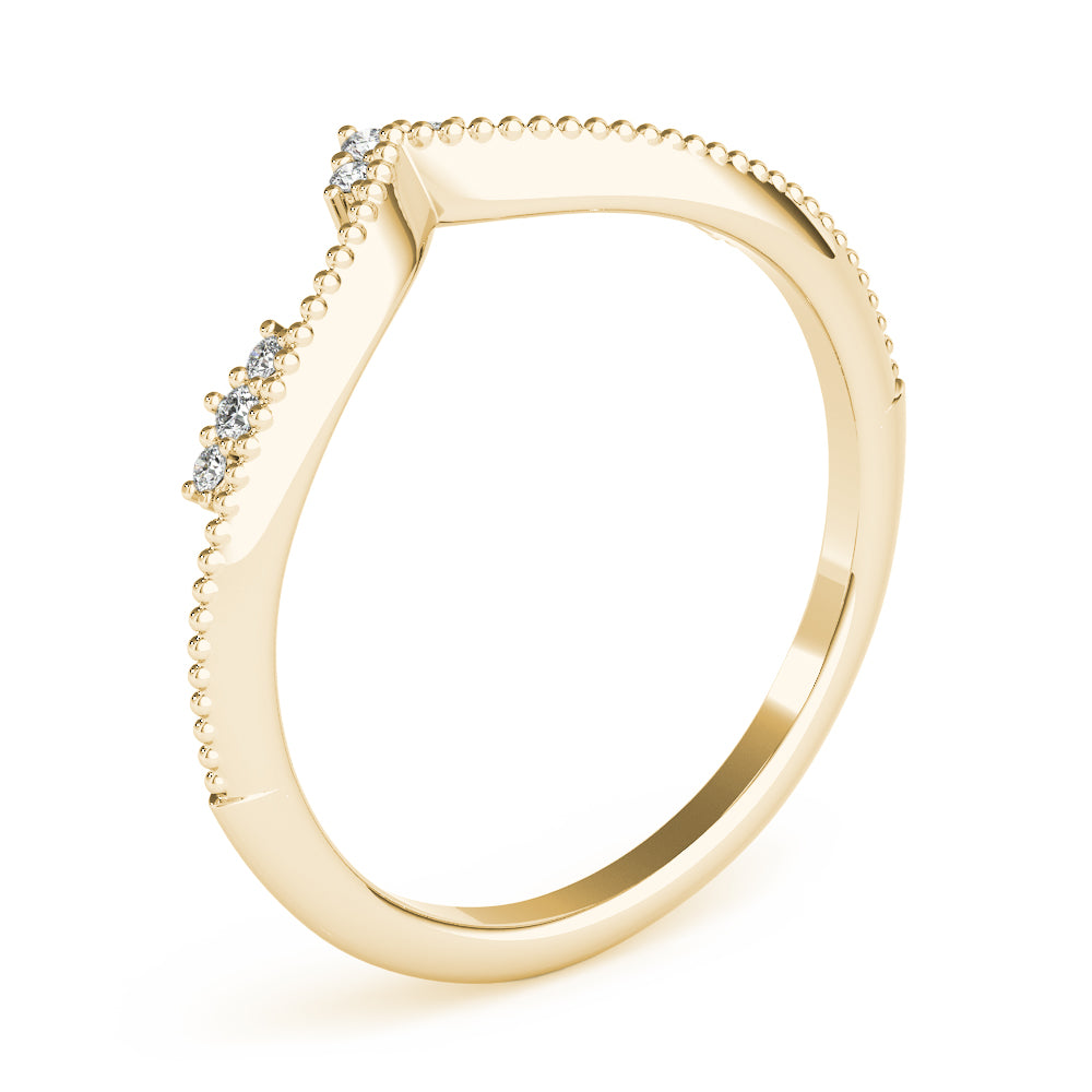 Chevron Diamond Band · 0.07 ct tw