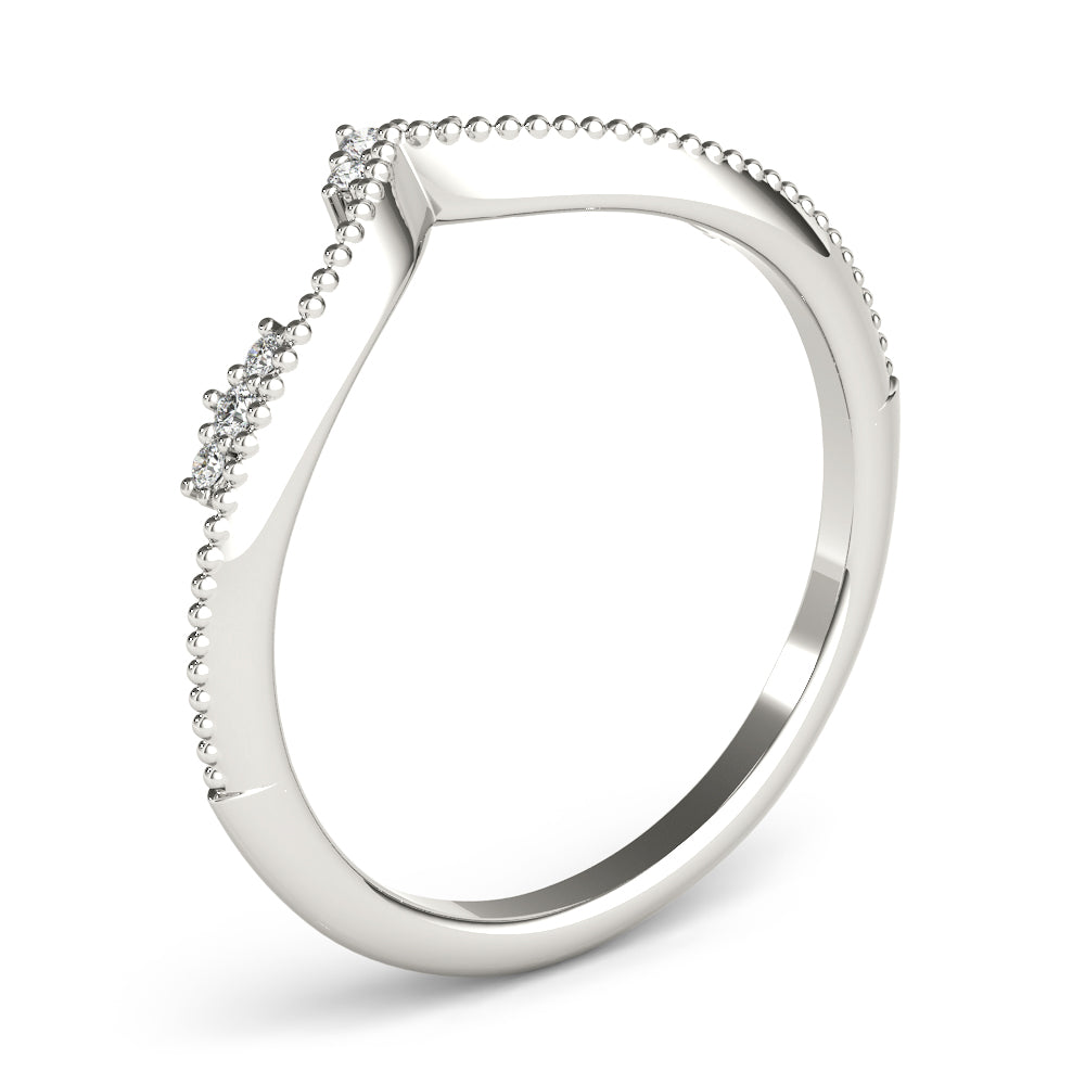 Chevron Diamond Band · 0.07 ct tw