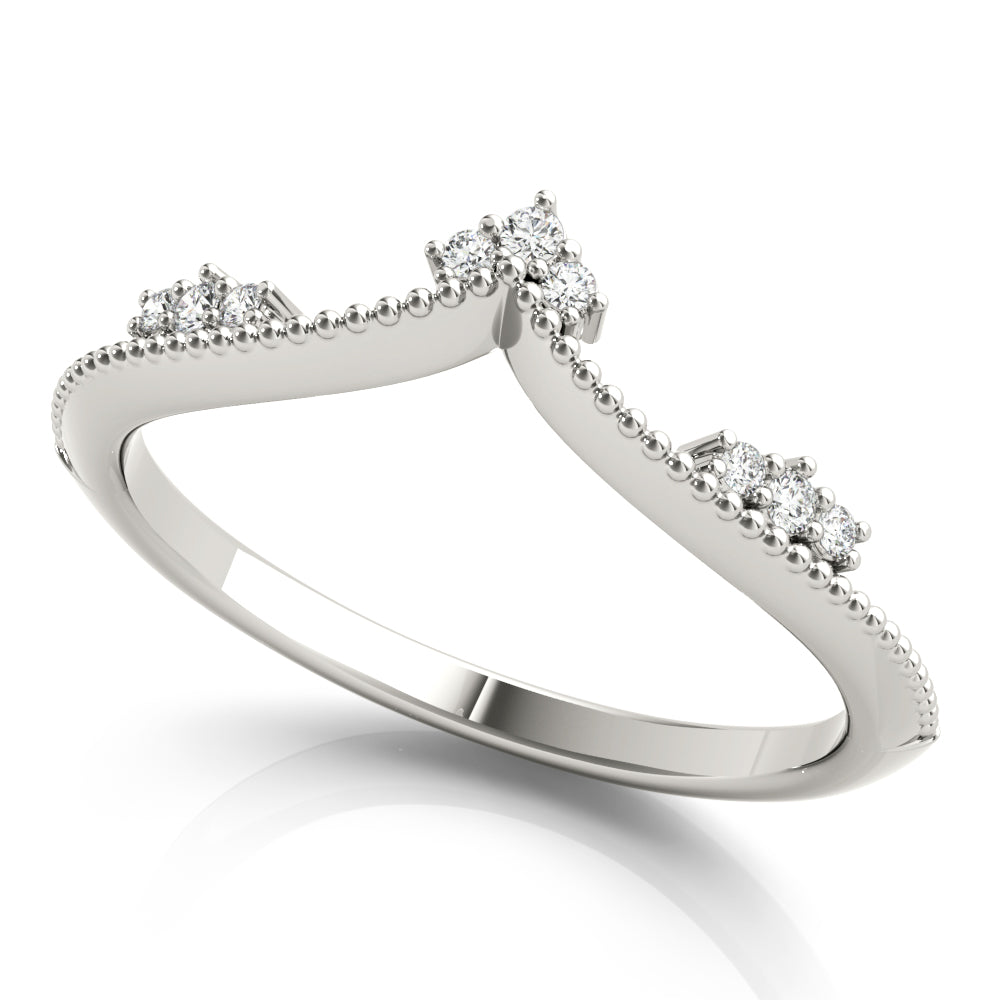 Chevron Diamond Band · 0.07 ct tw