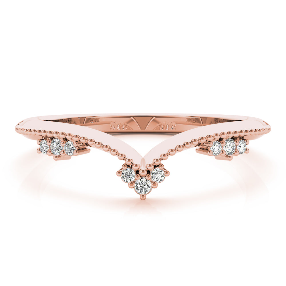 Chevron Diamond Band · 0.07 ct tw
