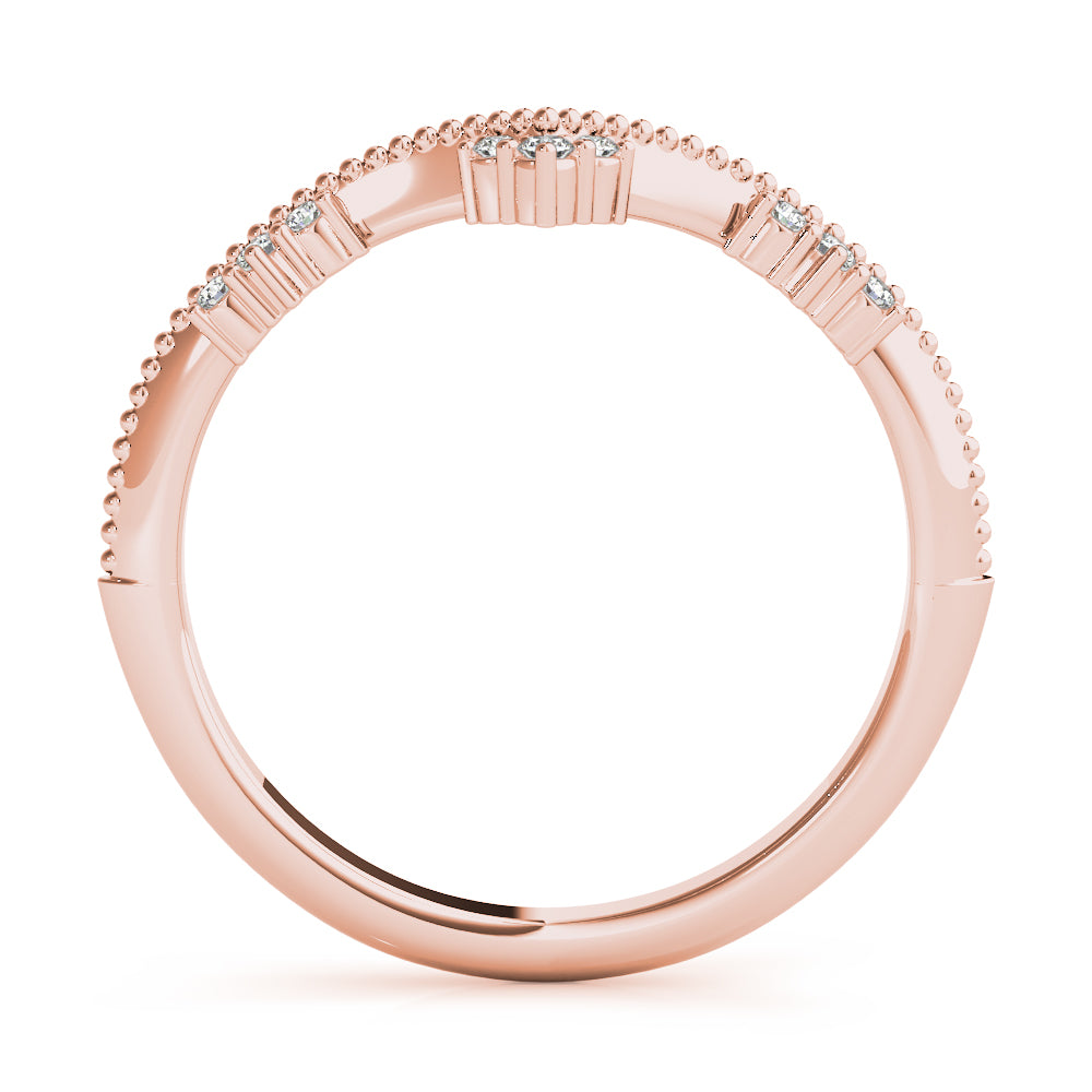 Chevron Diamond Band · 0.07 ct tw